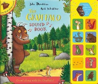 Couverture du livre « The gruffalo sound book » de Julia Donaldson et Axel Scheffler aux éditions Pan Macmillan