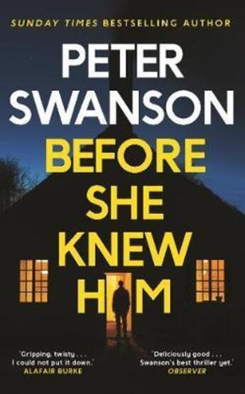 Couverture du livre « BEFORE SHE KNEW HIM » de Peter Swanson aux éditions Faber Et Faber