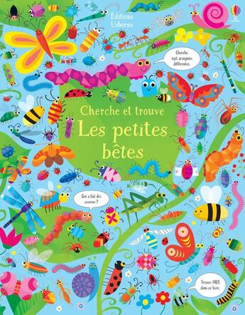 Couverture du livre « Cherche et trouve : les petites bêtes » de Kirsteen Robson et Gareth Lucas aux éditions Usborne