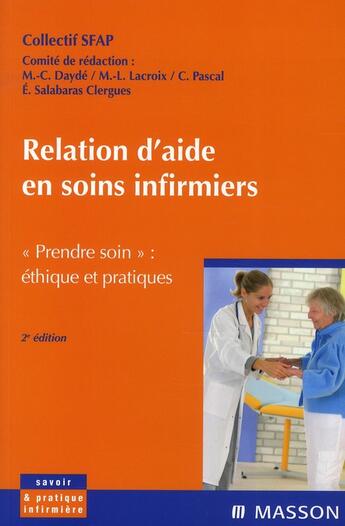 Couverture du livre « Relation d'aide en soins infirmiers ; 