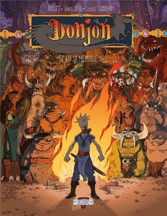 Couverture du livre « Donjon Zénith t.8 : en sa mémoire » de Joann Sfar et Lewis Trondheim et Boulet aux éditions Delcourt