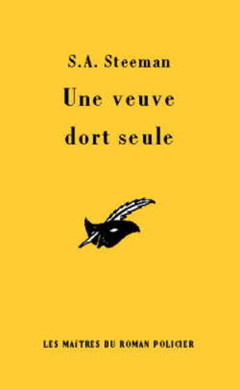 Couverture du livre « Une veuve dort seule » de Stanislas-André Steeman aux éditions Editions Du Masque