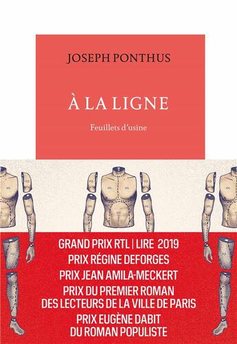 Couverture du livre « À la ligne ; feuillets d'usine » de Joseph Ponthus aux éditions Table Ronde