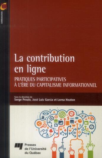 Couverture du livre « Contribution en ligne » de  aux éditions Pu De Quebec