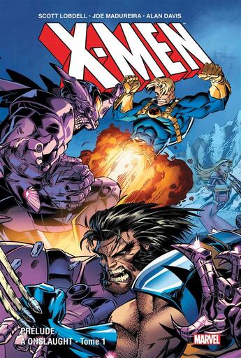 Couverture du livre « X-Men ; prélude à Onslaught » de Alan Davis et Scott Lobdell et Joe Madureira aux éditions Panini