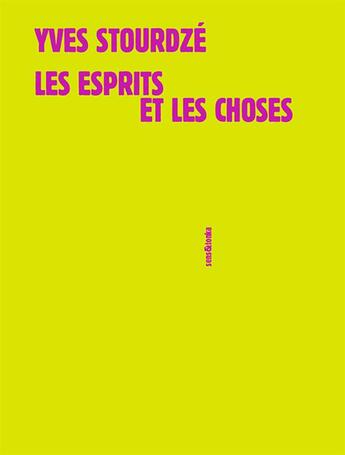 Couverture du livre « Les esprits et les choses ; divers textes 1982-1986 » de Yves Stourdze aux éditions Sens Et Tonka