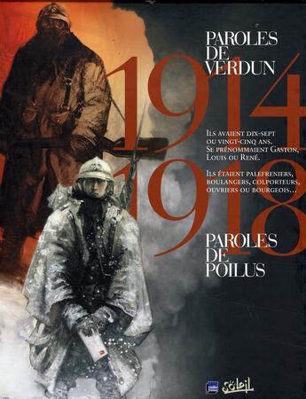 Couverture du livre « Coffret poilus et Verdun » de  aux éditions Soleil