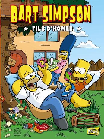 Couverture du livre « Bart Simpson Tome 3 : fils d'Homer » de Matt Groening et Collectif aux éditions Jungle