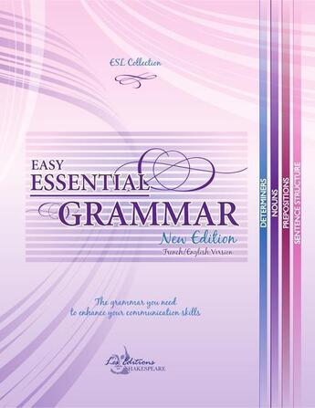 Couverture du livre « Easy essential grammar » de  aux éditions Shakespeare