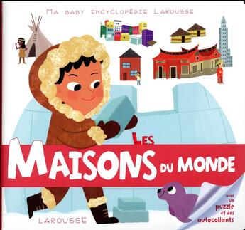 Couverture du livre « Les maisons du monde » de Geraldine Maincent aux éditions Larousse