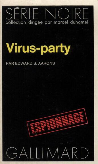 Couverture du livre « Virus-party » de Edward S. Aarons aux éditions Gallimard