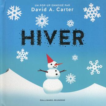 Couverture du livre « Hiver » de David A. Carter aux éditions Gallimard-jeunesse