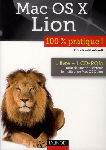 Couverture du livre « Mac OS X Lion » de Christine Eberhardt aux éditions Dunod