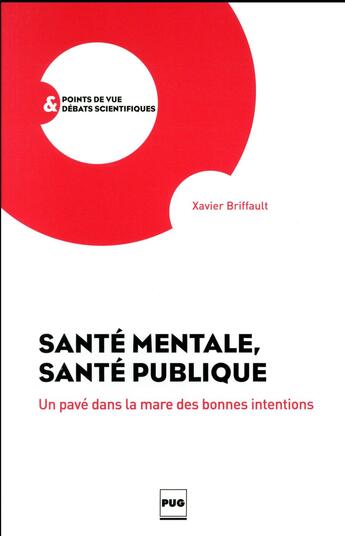 Couverture du livre « Santé mentale, santé publique » de Savier Briffault aux éditions Pu De Grenoble