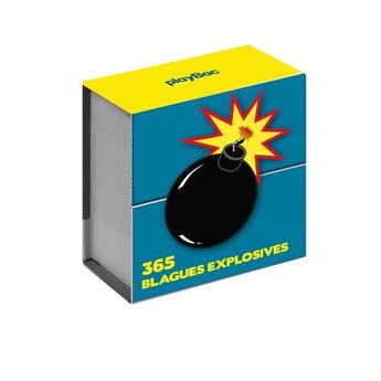 Couverture du livre « Mini calendrier : 365 blagues explosives » de  aux éditions Play Bac