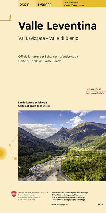 Couverture du livre « Valle Leventina ; 266 T » de  aux éditions Ofts