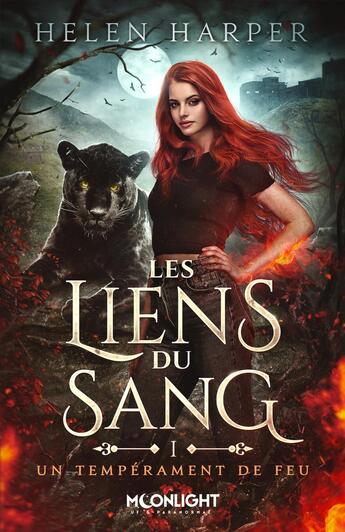 Couverture du livre « Les liens du sang Tome 1 : un tempérament de feu » de Helen Harper aux éditions Mxm Bookmark