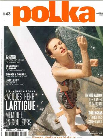 Couverture du livre « Polka n 43 - jacques henri lartigue automne 2018 » de  aux éditions Polka