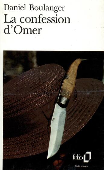 Couverture du livre « La confession d'Omer » de Daniel Boulanger aux éditions Folio