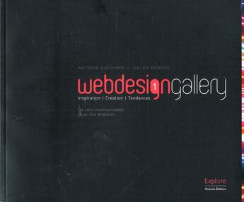 Couverture du livre « Webdesigngallery » de Julien Debove et Antoine Duchamp aux éditions Oracom