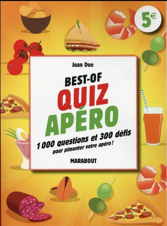 Couverture du livre « Best of quizz apéro culte » de  aux éditions Marabout