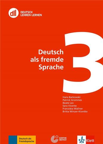 Couverture du livre « Deutsch als fremde Sprache » de Collectif et Hans Barkowski et Patrick Grommes et Beate Lex et Sara Vicente aux éditions Klett Editions