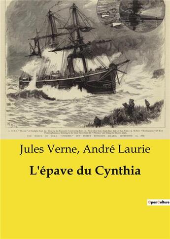 Couverture du livre « L'épave du Cynthia » de Jules Verne et Andre Laurie aux éditions Culturea