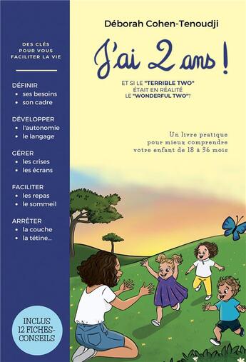 Couverture du livre « J'ai 2 ans ! » de Deborah Cohen-Tenoudji aux éditions Bookelis