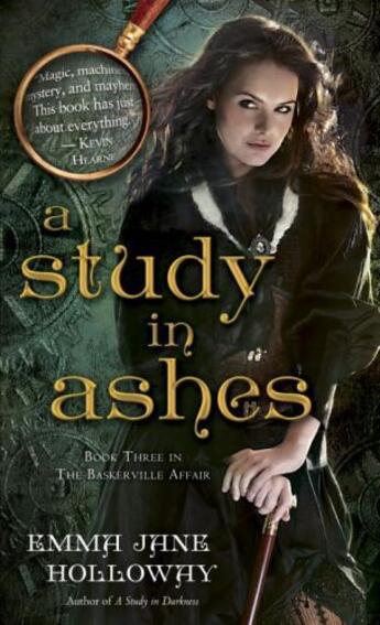 Couverture du livre « A study in ashes » de Emma Jane Holloway aux éditions Editions Racine
