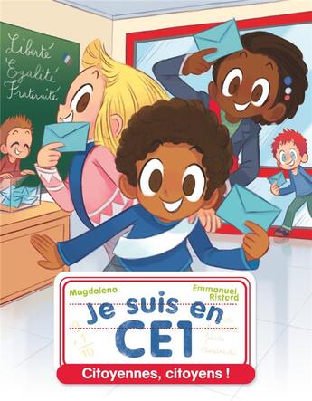 Couverture du livre « Je suis en CE1 : citoyennes, citoyens ! » de Emmanuel Ristord et Magdalena aux éditions Pere Castor