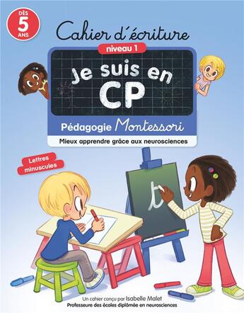 Couverture du livre « Cahier d'ecriture - mieux apprendre grace aux neurosciences » de Malet/Ristord aux éditions Pere Castor