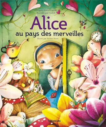 Couverture du livre « Alice au pays des merveilles » de Lewis Carroll et Gudule et Xaviere Devos aux éditions Lito