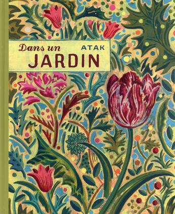 Couverture du livre « Dans un jardin » de Atak aux éditions Thierry Magnier