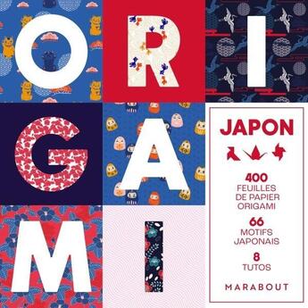 Couverture du livre « Origami japon » de  aux éditions Marabout