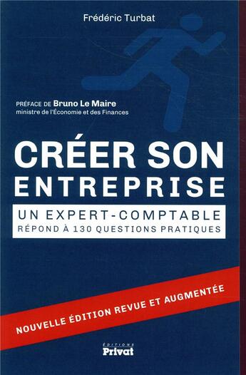 Couverture du livre « Créer son entreprise » de Frederic Turbat aux éditions Privat