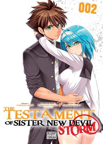 Couverture du livre « The testament of sister new devil - storm Tome 2 » de Tetsuto Uesu et Nekosuke Okuma et Fumihiro Kiso aux éditions Delcourt