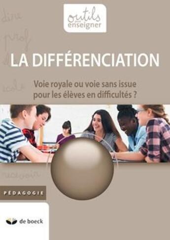 Couverture du livre « La différenciation » de Joseph Stordeur aux éditions De Boeck