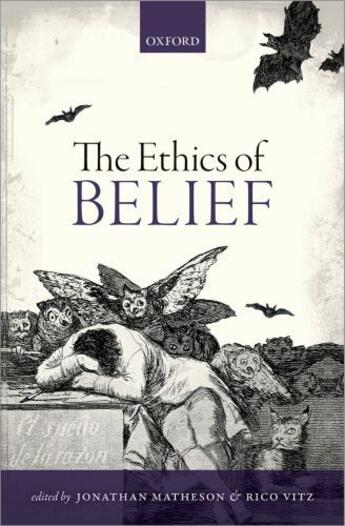 Couverture du livre « The Ethics of Belief » de Jonathan Matheson aux éditions Oup Oxford