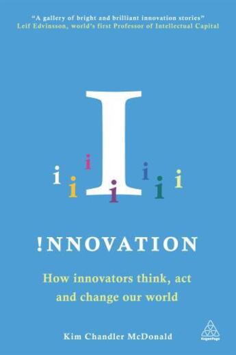 Couverture du livre « Innovation » de Mcdonald Kim Chandler aux éditions Kogan Page Digital