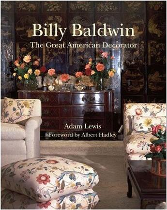 Couverture du livre « Billy baldwin: the great american decorator » de Lewis Adam aux éditions Rizzoli