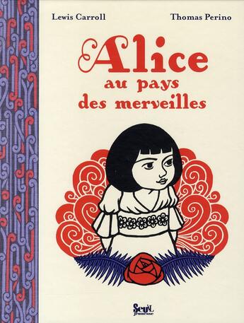 Couverture du livre « Alice au pays des merveilles » de Lewis Carroll et Thomas Perino aux éditions Seuil