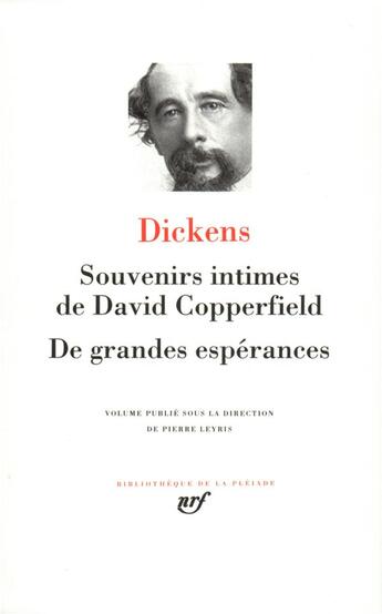 Couverture du livre « Souvenirs intimes de David Copperfield ; de grandes espérances » de Charles Dickens aux éditions Gallimard