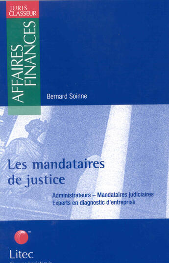 Couverture du livre « Les mandataires de justice » de Soinne aux éditions Lexisnexis