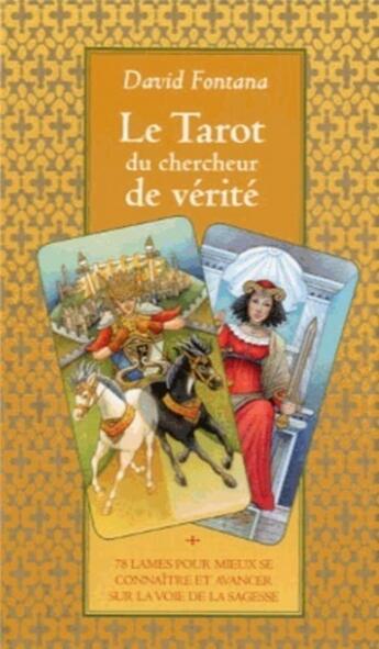 Couverture du livre « Le tarot du chercheur de vérité ; coffret » de David Fontana aux éditions Contre-dires