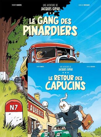 Couverture du livre « Une aventure de Jacques Gipar Tome 1 : le gang des pinardiers » de Thierry Dubois et Jean-Luc Delvaux aux éditions Paquet