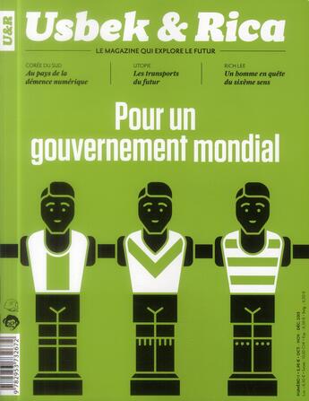 Couverture du livre « USBEK & RICA n.11 ; pour un gouvernement mondial » de Usbek Et Rica aux éditions Usbek Et Rica