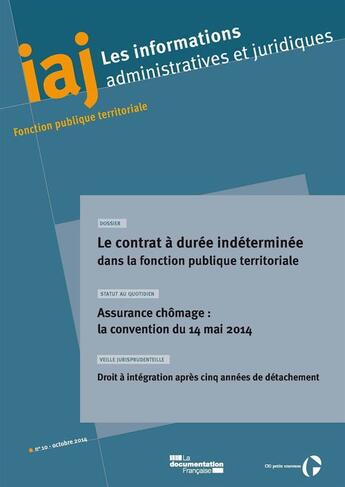 Couverture du livre « Iaj 10-2014 » de La Documentation Fra aux éditions Documentation Francaise