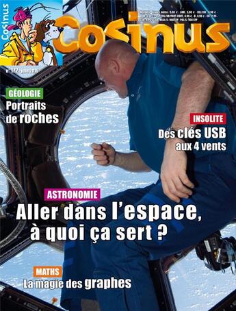 Couverture du livre « Cosinus n 172 'aller dans l'espace a quoi ca sert ? juin 2015 » de  aux éditions Cosinus