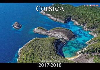 Couverture du livre « Calendrier atlas ; Corsica 2017-2018 » de  aux éditions Clementine