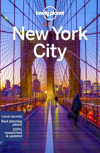 Couverture du livre « New York city (11e édition) » de Collectif Lonely Planet aux éditions Lonely Planet France